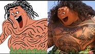 Dwayne Johnson - You're Welcome Drawing Meme (from Moana/Official Video)