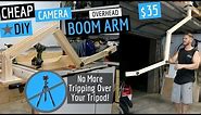 How to Build Your Own Cheap ★ DIY Camera Boom Arm for Overhead Shots