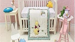 Winnie The Pooh Quilted Comforter Unisex Baby Toddler Quilted Blanket (Bear)