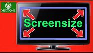 XBOX ONE HOW TO ADJUST OR CHANGE SCREEN SIZE NEW!