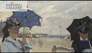 Claude Monet's 'The Beach at Trouville' | Holiday in a painting | National Gallery