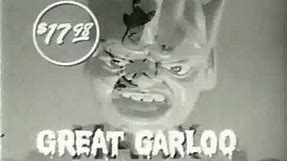 The great Garloo RC Monster by MARX commercial 1961