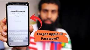 Forgot Apple id Password | How to Recover Apple id Password? UPDATED