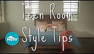 Style a Teen Girl's Bedroom | At Home Tips | HGTV