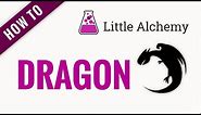 How to make DRAGON in Little Alchemy
