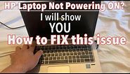 FIXED: HP Laptop Won’t Turn On | Hard Reset HP Notebook With Fixed Battery