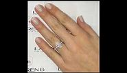 3 carat Oval Diamond Engagement Ring