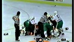 Feb 25, 1984 Glen Cochrane vs Sylvain Turgeon and Ed Hospodar Philadelphia Flyers vs Hartford Whaler