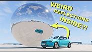 BeamNG Reflections are BROKEN, or Inside a Spherical Mirror Experiment