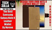 Best Samsung Galaxy Note 8 Leather Wallet Case - Noreve