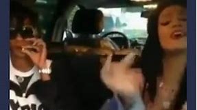 Rihanna Smokes Weed Gets HIGH AS A KITE and Freestyles in Uber Car Ride
