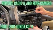 Replace the radio and add a rear camera - Honda CR-V