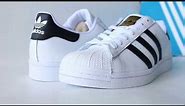 Adidas Superstar ORIGINALS BLACK/WHITE On-Feet + Unboxing