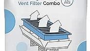 Vent Assist Premium Air Vent Filters for Home - 4" x 10" MERV 8 Electrostatic Floor Vent Filters That Trap Dust, Dirt, Smoke, Pollen, Hair - 90 Day Filtration (12 Pack)