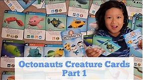 Octonauts Creature Cards (Part 1) with V/O by 4 year old | Knowledge with Fun for Kids