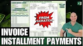Mastering Excel: Create Installment Payment Invoices + FREE TEMPLATE