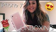 iPHONE 7 ROSE GOLD UNBOXING! | MaygenElizabeth