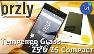 Z5 & Z5 Compact Tempered Glass Screen Protector by Orzly in 4K