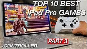 Top 10 BEST iPad Pro Games with Controller Support 🎮 | Part 3
