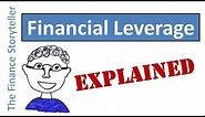 Financial leverage explained