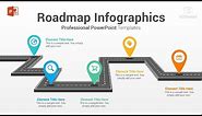 Best Roadmap Infographics PowerPoint Template Designs | Roadmap With Milestones Infographics
