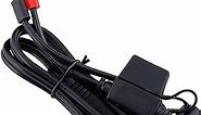 Battery Tender Ring Terminal Harness Accessory Cable - 18 inch Cord Adapter with SAE Quick Disconnect - Easy Quick Convenient for Motorcycles, Cars, ATVs and More - 081-0069-6