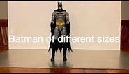 Batman of different sizes