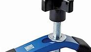 Mini Hold Down Clamps for Woodworking (3 ½” L x ¾” W) w/Rubber Tips - Aluminum Drill Press Clamp for Benchtop Router Tables, Jigs - T Track Small Clamps for Soft Wood, Pre-Finished Panels, & More