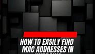 How to Easily Find MAC Addresses in Windows #windows #macaddress #tech #cmd #commandprompt #howto