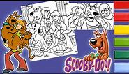Coloring Scooby Doo , Shaggy , Velma , Daphne & Fred | Scooby Doo Coloring Pages