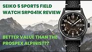 Review of the Seiko 5 Sports Field Watch SRPG41K - Better Value than the Prospex Alpinist?