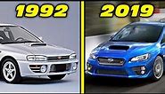 Subaru Impreza and Impreza WRX STI History / Evolution (1992 - 2019) [4K]