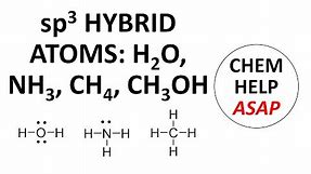 sp3 hybridization examples