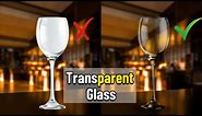 How to make Transparent Glass in Photoshop