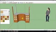 3D BOOTH WINDOW DISPLAY USING SKETCHUP