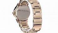 Armani Exchange Women's Lady Banks Three Hand Gold-Tone Stainless Steel Watch AX4346