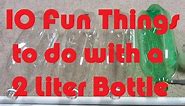 10 Fun Things to do with a Plastic Bottle - Soda Bottle Crafts
