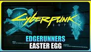 Cyberpunk 2077 - NEW David Martinez Edgerunners Easter Egg (Patch 2.0)