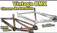 How to restore the chrome on a Haro BMX Bike