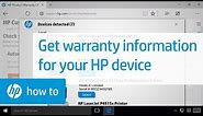 Warranty Information For Your HP Device | HP Support Website | HP