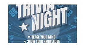 Trivia Night event video flyer template free | Trivia night, Trivia, Trivia events