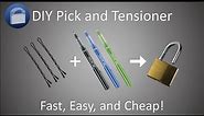 [1] Easy and Fast DIY Lock Pick Set!
