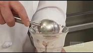 Ingenious! How to Scoop Ice Cream When It's Frozen Solid & Super Hard to Serve