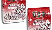 Peppermint Nougat Candy Bundle. Includes Two-11.5oz Bags of Brachs Peppermint Christmas Nougat Candy! Handmade Christmas Tree Designed Holiday Candy! Comes with a BELLATAVO Fridge Magnet!