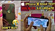iPhone X 3.0 BGMI Update Test 🔥| Detailed Review | iPhone X PUBG Test in 2024 Worth Buying or not?