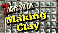 7 Days to Die - How to Get Clay - (Alpha 19) - 7D2D Clay - 7DTD How to make Clay