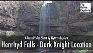 The Batcave, The Dark Knight Film Location - Henrhyd Waterfall, Wales