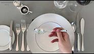 How to use and hold cutlery