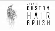 How to Create Hair Brush in Photoshop Part1