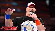 John Cena comments on his WrestleMania-worthy dream match against AJ Styles: Raw, June 6, 2016